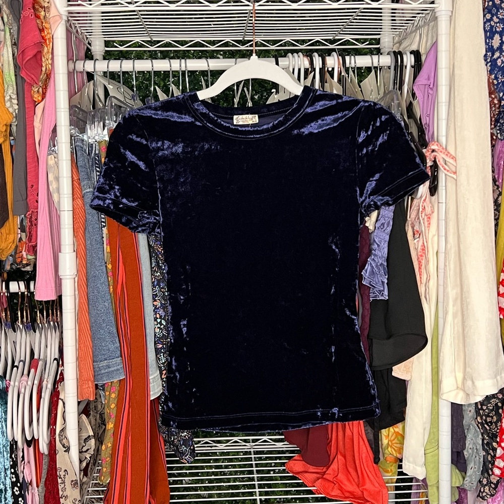 Free People Velvet Top XS